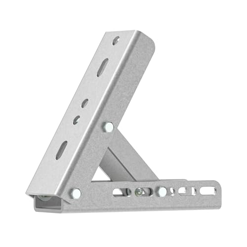 Universal Roof Mounting Bracket for Retractable Awnings, Adjustable Angle Premium Aluminum Roof...