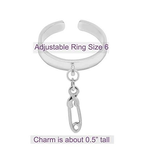 Image of Spinningdaisy Dangling Mighty Tiny Charm Adjustable Ring