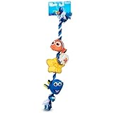 Disney Pixar's Finding Nemo Dog Toy - Squeak & Crinkle, Dory & Nemo Fun Tug Style, 15 Inch