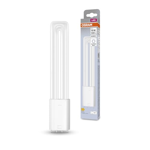 OSRAM Lámpara LED DULUX L18 para casquillo 2G11, 8 vatios, 1000 lúmenes, blanco frío (4000K), sustituye a la lámpara Dulux convencional de 18W