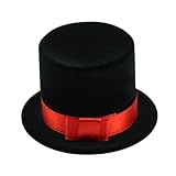 PACKOVE 帽子型リングケース 黒 ジュエリーボックス 指輪 収納ボックス クリスマスオーナメント 結婚式プレゼント 贈り物 保管用ケース ネックレス ブレスレット対応
