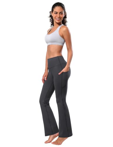 Image of BUBBLELIME 29 inch /31 inch /33 inch /35 inch /37 inch Women High Waist Bootlegs Yoga Pants