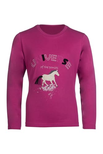 Polo à manches longues fille vêtement équitation enfant HKM Polly