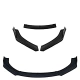 Front Bumper Spoiler Compatible for VW Scirocco R 2009-2015(Matte Black)
