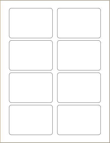 DigiOrangeAdhesive Name Badges, 2.33 X 3.38, White, 300 Sheets (2400 Labels)