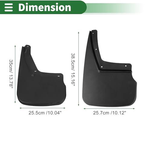 Image of Motoforti Mud Flaps Splash Guards Mud Guards for Chevrolet Suburban /Tahoe 2015-2019 W /Mount Accessories
