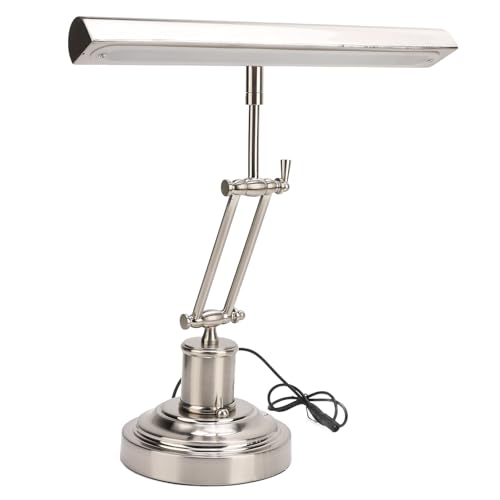 ZJchao Piano Light Lamp, Retro Piano Lamp Multifunctional Touch Dimming Eye Guard LED Desk Lamp for Reading Piano Brushed Felt (US Plug)