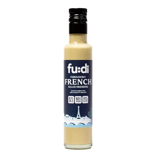 fu:di - French Salad Dressing, Smooth and Tart, Authentic Flavour, No Added Sugar, No Seed Oil, Low Carb (250ml)