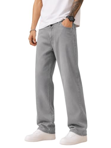 Image of Men's Comfortable Casual Denim Jeans || Straight Fit (Jean) for Men || Regular Fit Mid Rise Flat Front Full Length Jeans for Men| Modern & Fashionable for Casualwear
