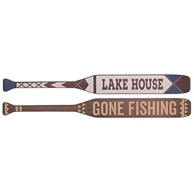 Burton & Burton Lake House Hanging Sign -2 Paddle.oars 31LeA6MGRZL. SS400