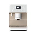 Miele CM 6360 MilkPerfection Automatic Coffee Machine - OneTouch for Two, AromaticSystem, 8 individual profiles, DoubleShot, WiFi-compatible, LED lighting, in Lotus White CleanSteel Metallic - Image 3