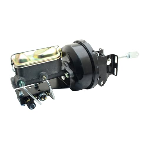 Forlevlaep Truck 7'Single Power Booster Brake Conversion Kit & Valve for 1957-1977 Ford F-100
