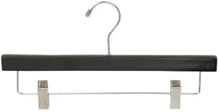 Only Hangers Black Wooden Pant/Skirt Hanger (Pack of 25)