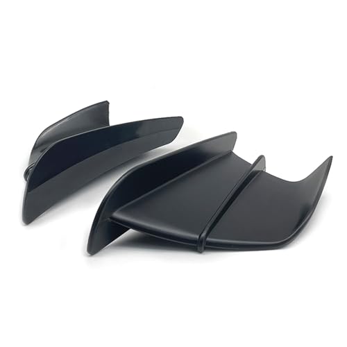 sanehou Motorrad Spoilerlippe 2 Stücke Motorrad Universal Aerodynamische Spoiler Für Flügel Seite Windabweiser Winglet Seite Spoiler Dekoration Modifizierte Zubehör