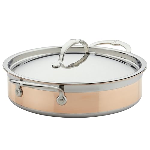Hestan - CopperBond Collection - 100% Pure Copper Sauteuse, Induction Cooktop Compatible, 3.5 Quart
