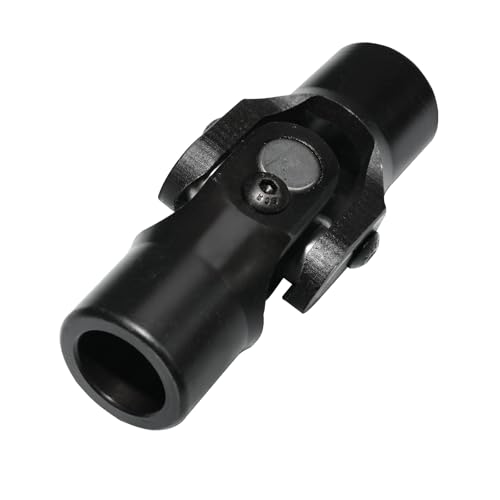 Steering Shaft U Joint Coupler, 3/4" Round x 3/4" Smooth Round