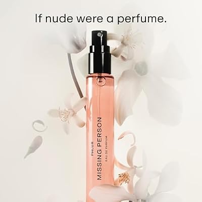 PHLUR Missing Person Perfume for Women & Men, 9.5 mL Soft Musk and Jasmine Eau de Parfum with Bergamot, Neroli Blossom & Sandalwood