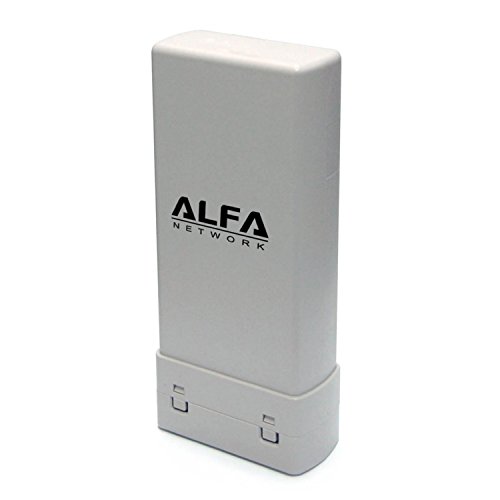 Alfa network - Antena con Caja estanca ubdo-24 - Externo -ip65-10dbi+-1dbi - 2.4ghz - Resistente al Agua