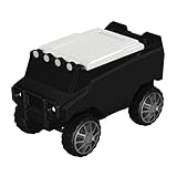 C3 RC Cooler - Black with White Lid Rover | 30 can Capacity | Rechargeable Battery