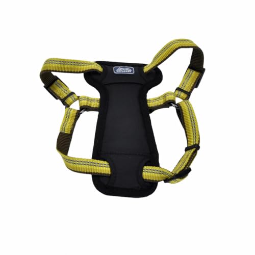 Coastal Pet K9 Explorer Reflective Adjustable Padded Dog Harness - Plush Chest Pad for Comfort - No-Pull Dog Harness for Small and Large Dogs - Goldenrod - 5/8" x 12"-18", X-Small