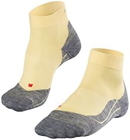 FALKE Men's RU4 Endurance Short Running Socks Cotton Vegan Black White More Colours Ankle Length Thin Lightweight Padded CushiOned Sole Breathable Quick Dry Anti-Blister 1 Pair