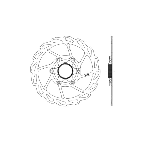 Disque de frein Ferodo FBD0004CL Centerlock avec dissipation thermique