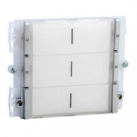 Module 4 boutons câblage Simplebus VIP dépannage de plaque Ikall Metal