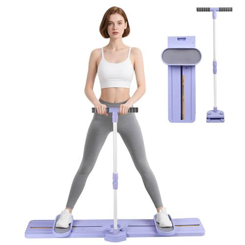 Drtenvd Foldable Ski Machine Exercise Equipment, Simulated Ski Trainer, Hip Trainer Thigh Master for Women, Fitness Equipment for Home Leg Pelvic Floor Muscle Workout