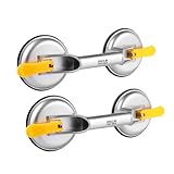 CANIGHT 2 Piezas 2 ventosa de vidrio elevador de ventosa ganchos de ventosa para ventanas extractor de rodamientos herramienta para levantar vidrios herramienta de transporte de vidrio