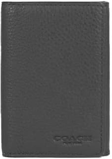 【コーチ箱＆紙袋付き・ラッピング済み】 (コーチ) ギフトセット メンズ 小物 カードケース 名刺入れ 91308 QB/BK(ブラック) ブラック [アウトレット]