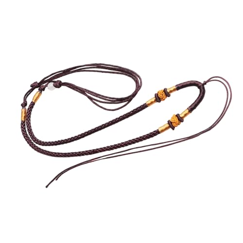 Braided Adjustable Length Necklace Cord Traditional Chinese Chain Long Rope For Daily Wear Peace Symbol Pendant Necklace - Main Image