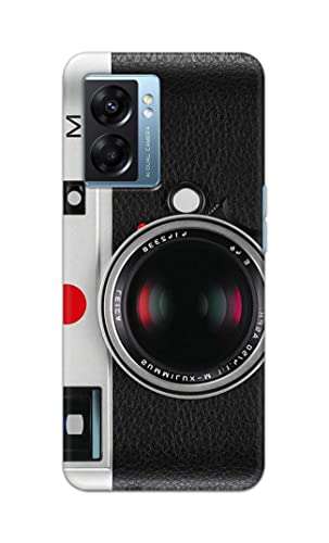 Image of Printed Hard Back Cover Case for Oppo A57 5G | Oppo A77 5G Back Cover (Vintage Camera) -702