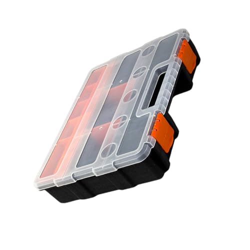Portable Tool Box Organizers Hardware Storage With Lid Screws Storage Boxes Small Parts Organisers Tool With Removable Dividers
