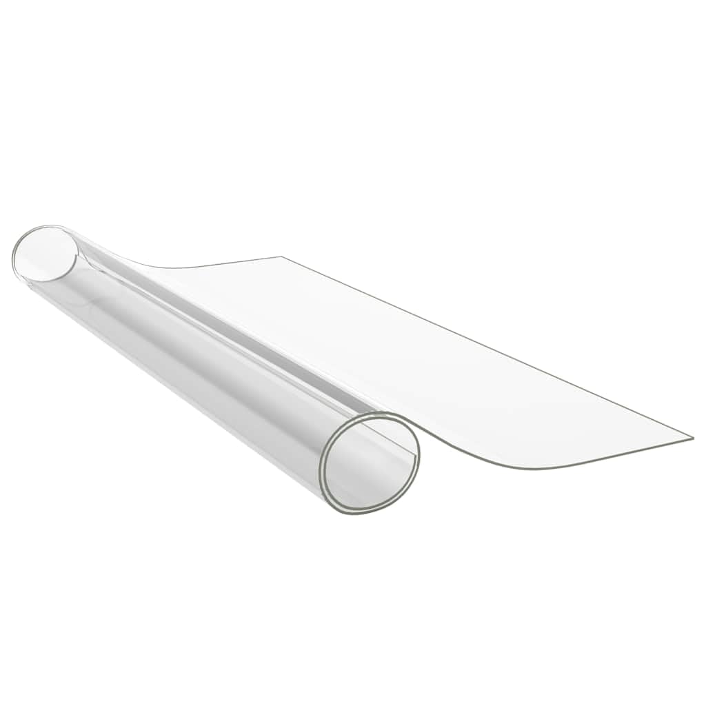 Tischfolie Transparent PVC 70x70 cm 1,6 mm quadratisch wasserdicht Kratzfest tischschutz abwaschbare tischdecke schreibtischunterlage für draußen und innen