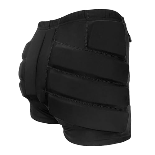 Crash-Shorts für Erwachsene, Eis- und Rollschuh-Eiskunstlauf-Hüftschutz-Shorts, Einteiliges Design, Dünn und Atmungsaktiv, Hochelastisches Material mit Schwamm, Große Fläche (M)