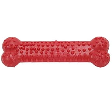 Furacão Pet Osso Plaque Ataque Borracha com Cravo N.3 para Cães Tamanho G, cores sortidas