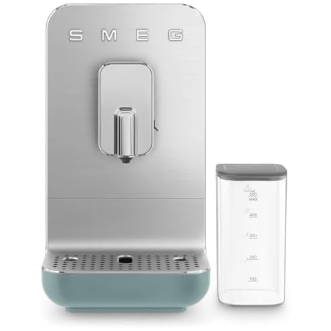 SMEG BCC13EGMEU Automatic Coffee Machine with Milk Frother Cover