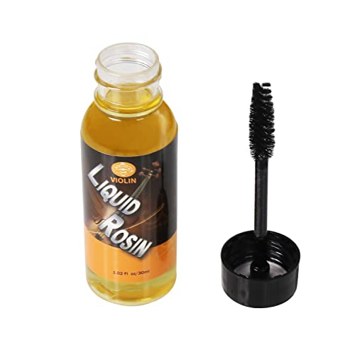 Flüssiges Kolophonium Violin Kolophonium Dustless Kolophonium für Violine Viola Cello, 28.9 g/30ml