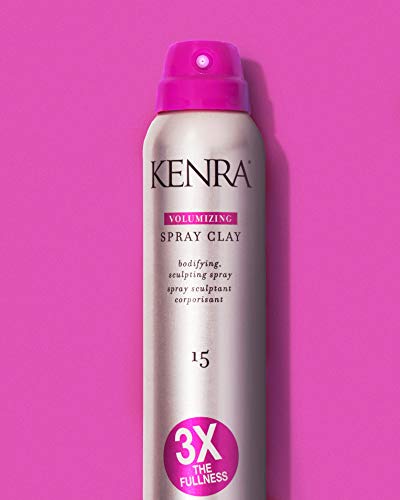 Image of Kenra Volumizing Spray Clay 15 | Bodifying, Fullness Spray | 3X The Fullness | Medium Hold | Provides Texture & Volume With A Long-Lasting Finish | All Hair Types