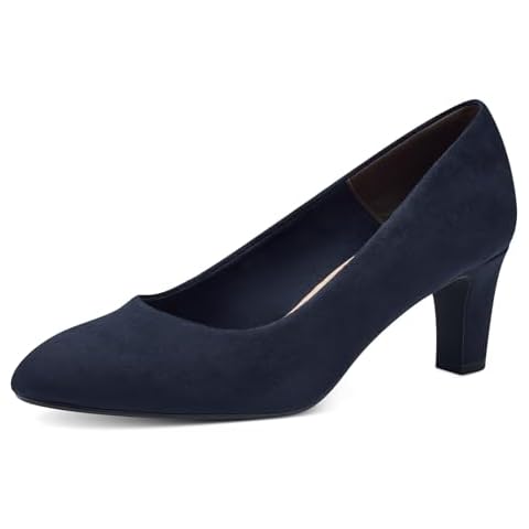 Tamaris Women's Navy Court Pumps with Comfort Features Cover