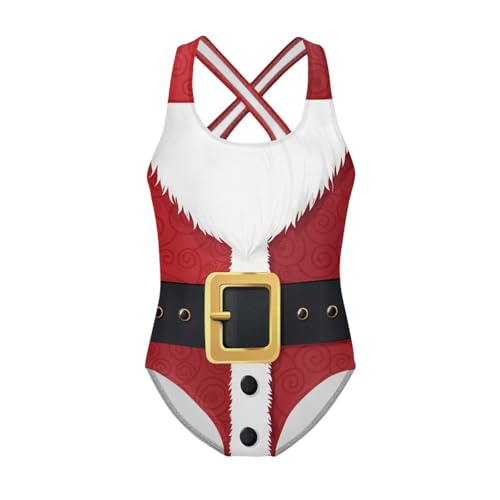 Image of INSTANTARTS Girls One Piece Swimwear Sleeveless Crossback Swimsuits
