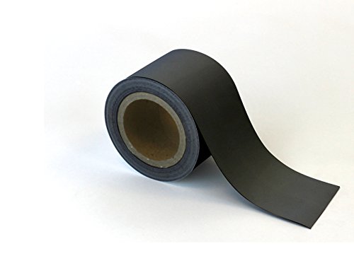 Tira magnética de alta durabilidad y fácil limpieza acabado negro mate en rollo 10m