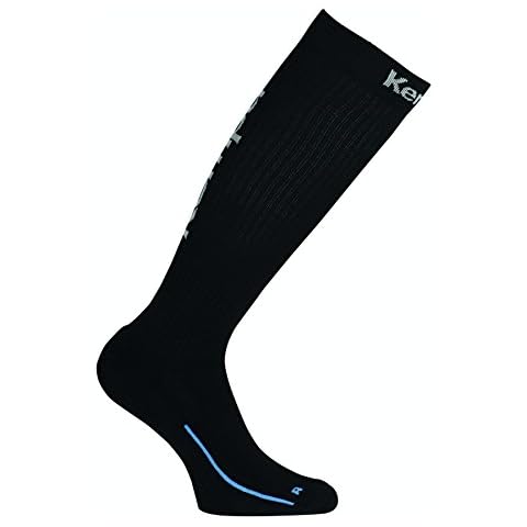 Kempa Herren Lange sokker - 200354506 Herren Socken, Schwarz/Weiß, 46 EU Cover