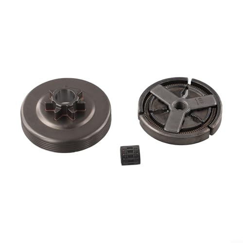 Gdfnmogo Kit tambour d'embrayage pour tronçonneuse chinoise 45CC / 52CC / 58CC - Compatible avec modèles 4500, 5200 et 5800 - Avec embrayage, tambour et roulement à aiguilles -