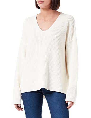 Seidensticker Damen 527451-02 Pullover, Offwhite, L Cover