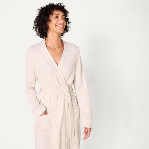 Image of Amazon Essentials Women's Lightweight Waffle Full-Length Bath Robe (Available in Plus Size)