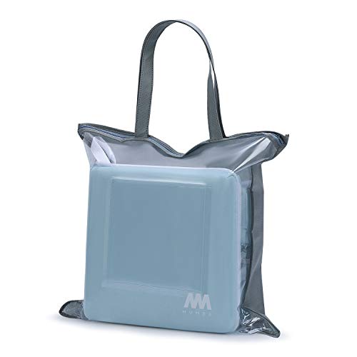 Baby Bath Kneeler and Elbow Rest, 1.5 inch Thick Non-Slip Bottom Kneeling Pad Chushion with 4 Pockets, Mumba Foldable Waterproof Bath Mat, Machine Washable and Hangable, Perfect Shower Gift - Thumbnail 6