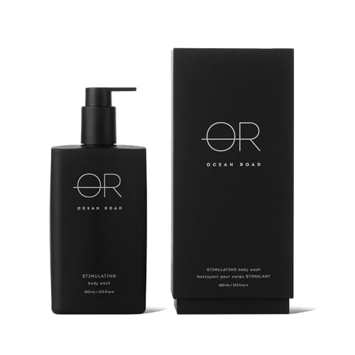 Ocean Road Black body wash flacon 13,5 oz pour un rituel fraîcheur