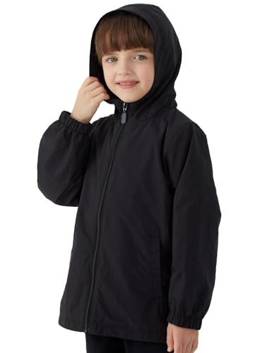 Lightweight Packable Hooded Rain Jacket