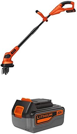 Amazon.com : BLACK+DECKER 20V Cordless Garden Cultivator/Tiller with Extra  Lithium Battery 3.0 Amp Hour (LGC120 u0026 LB2X3020-OPE) : Patio, Lawn u0026 Garden